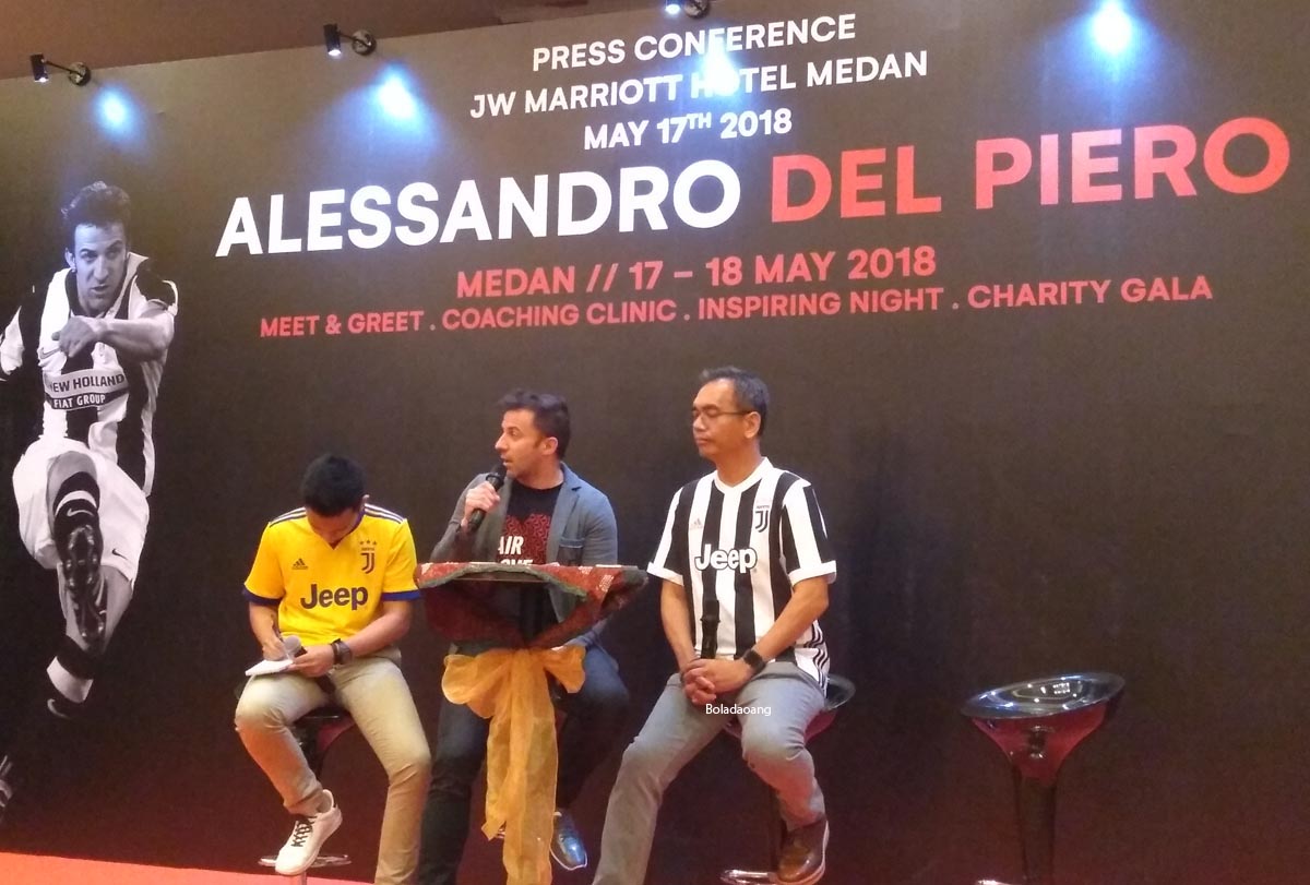 Del Piero Bawa Pesan Perdamaian Dunia ke Indonesia